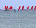 Wind and wing foilers met at the 1st Strander Foil Cup