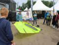 Manuel Vogel showed the fast and optimal sail set-up