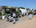 There was also a lot of interest in the equipment items brought along by the Bundeswehr