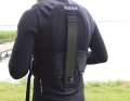 The waistcoat acts as impact protection...