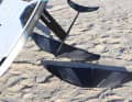 We tested two Naish wings in light winds - the Jet HA 1840 (rear) and the Ultra Jet 2000