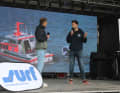 Björn Brüggemann informed the visitors about the current status and the protest against the Baltic Sea National Park.