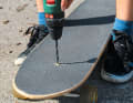 Any normal longboard can be turned into a windskater in just a few seconds
