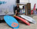 Manuel Vogel advised visitors to the surf festival on multifin boards