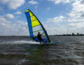 KA Sails becomes Tribal Windsurfing, the blue and yellow design remains