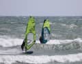 Am Nachmittag waren rund 30 Windsurfer auf dem Wasser
