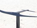 This has a lot of surface area in the centre area and tapers off slenderly towards the wing tips