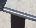 The carbon mast is secured to the fuse with two M8 bolts