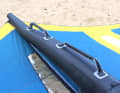 The grips are direct, but not rigid. Spacers can be purchased on request, giving you more space to grip between the grips and strut