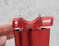 The connecting piece to the fuselage is inserted into the mast, which stiffens the connection