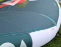 The wing has quite a lot of tension in the front area