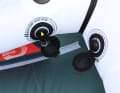 The wing is ventilated via two SUP valves