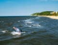 Poland's coasts are only as lonely as Miedzyzdroje (above) in spring and autumn. In midsummer, the beach is sometimes bursting at the seams