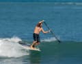 The Naish Nalu is an all-round SUP - King Robby can also do a stylish noseride with it