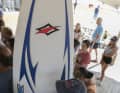 Some brought their boards to the autograph session...