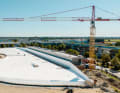 The site is located near the airport in a business park