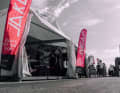 Der Stand von BLACKROLL und surf beim Worldcup Sylt