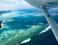 Anflug auf Mauritius