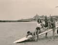 The first waves were surfed off Sylt as early as 1952. Closely linked to these early beginnings are the lifeguards, who have always been part of Sylt's beach culture and have significantly influenced the development of surfing.