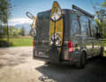 Pushrack has a new carrier for transporting surfboards at the rear of the van