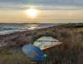 At Møn Campsite, you can walk straight out onto the water
