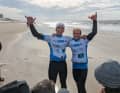 Event winners and new world champions: Lennart Neubauer and Yentel Caers with a memorable day at the World Cup Sylt