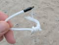 A spare bulb is therefore ideal. Make sure that you have wrapped one side neatly with adhesive tape or shrink tubing so that it can be threaded easily