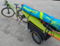 With a few adaptations, the Cargo 2 trailer is suitable for surfing equipment