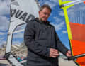 In all-round trim for gusty winds, Sailloft sails (and many other brands too) only apply minimal tension to the clew with two fingers.