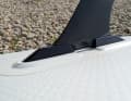 The US box fin sits securely in place.