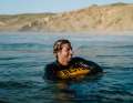 The buoy provides enough buoyancy to stay afloat in an emergency and is easily recognisable