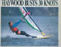 Fred Haywood became a speed icon with Pryde sails