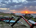 The camp is embedded in the White Sands Festival on Norderney