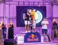Gewinner der „Red Bull Rockets“: Marino und Daida zusammen auf dem Podium.