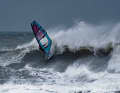 Leon Jamaer conquers a brute North Sea wave in Denmark.