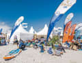 Die Bitburger 0,0% SUP-Challenge und die Beach Lounge sind schon seit Jahren feste Bestandteile des surf-Festivals - so auch 2023.