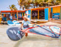 Bonaire: Kindern unbeschwert das  Surfen beibringen?  Dafür ist  Sorobon auf Bonaire  gewiss ideal.
