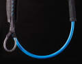 The sheathing on this rope extends far down, which prevents it from dangling.
