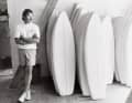 Rusty Preisendorfer with his blanks.