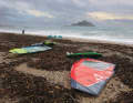 Surfers had to bury one or two rigs at spots like Marazion.