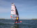 A sticker in the sail with the motto: "Never again?"