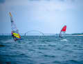 Beim Racer of the Sea kann jeder ins regatta-Surfen hereinschnuppern und um die Bojen heizen