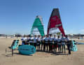 Whether fin or foil, everyone can work on their next steps here