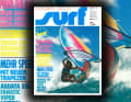 On the surf cover in March 1985: "Steep wall rider Jill Boyer, captured by picture master Darrel Wong"