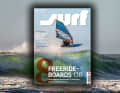 Julian Salmonn floats over a Matanzas wave on the surf cover in May before the first World Cup of the year in Chile