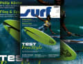 Kiri Thode rotiert auf dem surf-Titel im Oktober 2008 einhändig, am Auslöser war natürlich John Carter