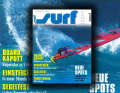 Robby Naish verteilt stylischen Backside-Spray auf dem Cover im August 1997, fotografiert von D.W. Hollenbeck.