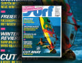 Mike Eskimo with play instinct on the cover of surf 11/1986, photographed by Sylvain Cazenave