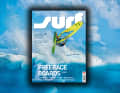 Marcilio Browne twists mid-air on a Hookipa wave on the cover of issue 4/2026, photographed by Fish Bowl Diaries