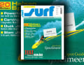Scott Carvill setzt auf dem Cover von surf 6(1996 zur Race Jibe an - passend zum Halsen Special im Heft